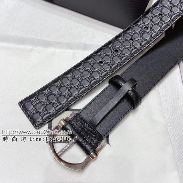 Gucci經典皮帶 古奇板紋內襯牛皮腰帶  jjp1592